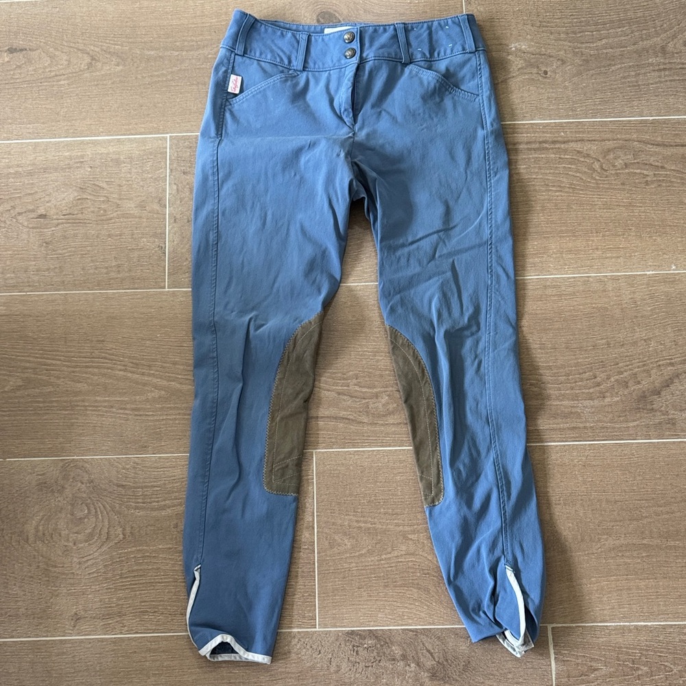 The Tailored Sportsman Blue and Brown Riding Pants